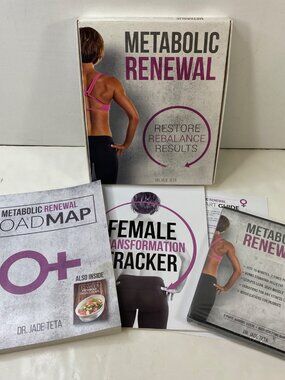 Metabolic Renewal Program By Dr. Jade Teta: Guide Roadmap DVD Tracker & More
